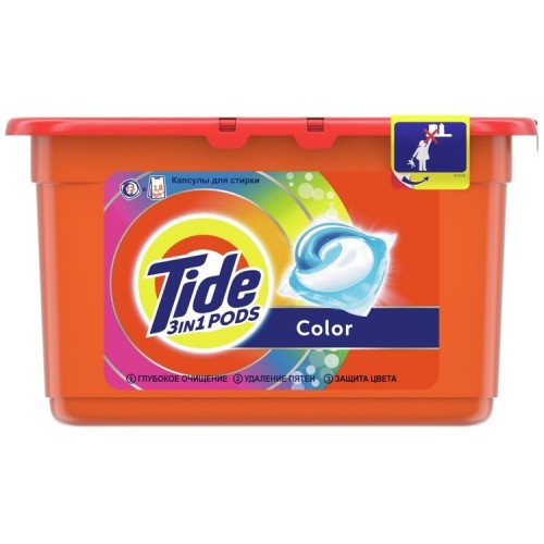 Гель для стирки в капсулах Tide Автомат Color (12*25.2 гр)
