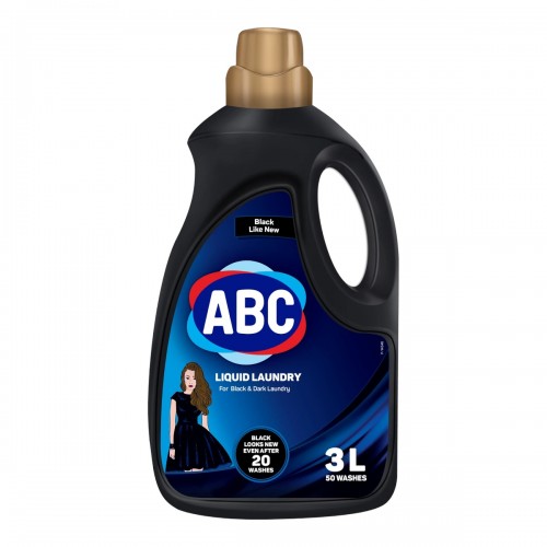 Жидкий стиральный порошок ABC Для черного и темного белья (2.7 л)