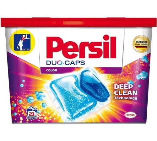 Капсулы для стирки Persil Duo-Caps Color (21 шт)