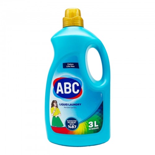 Жидкий стиральный порошок ABC Для цветного белья (3 л)