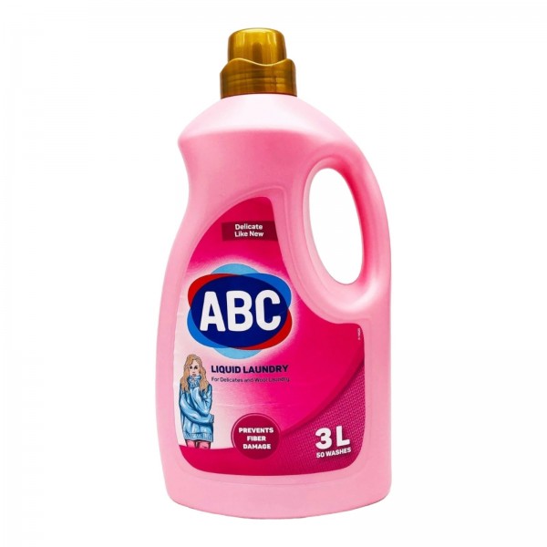 Средство для стирки жидкое ABC Для деликатной стирки (3 л) Средство для стирки жидкое ABC Для деликатной стирки (3 л)