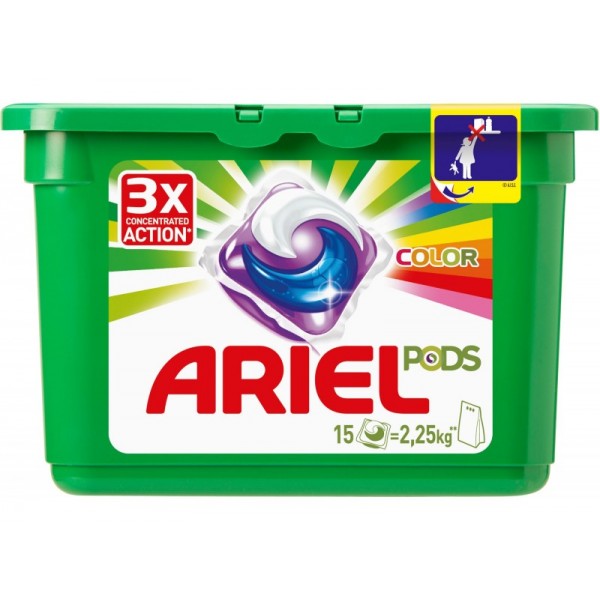 Гель для стирки в капсулах Ariel Автомат Color (15*28.8 гр) Гель для стирки в капсулах Ariel Автомат Color (15*28.8 гр)