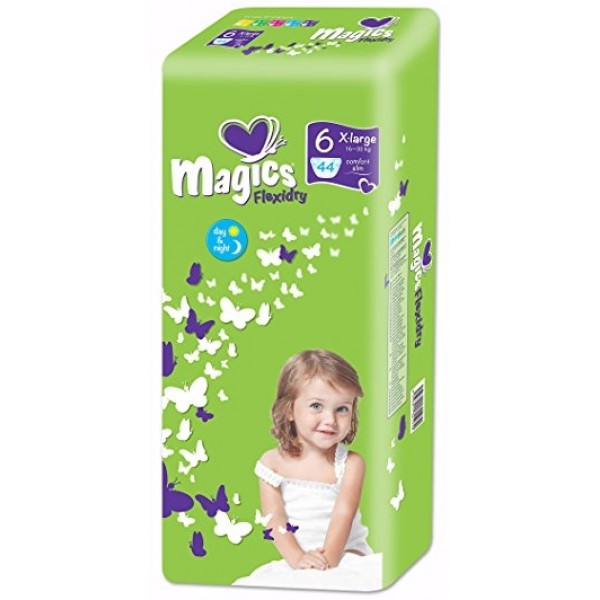 Подгузники Magics Flexidry 6 (16-30 кг) 44 шт