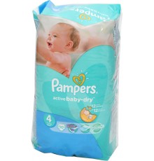 Подгузники Pampers Active Baby-Dry 4 Maxi 7-14кг (10 шт)