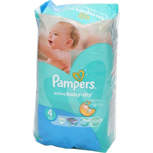 Подгузники Pampers Active Baby-Dry 4 Maxi 7-14кг (10 шт)