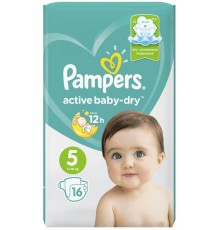 Подгузники Pampers Active Baby-Dry №5 Junior 11-16 кг (16 шт)