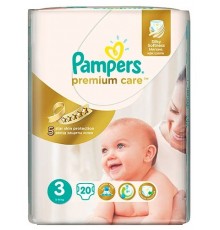 Подгузники Pampers Premium Care №3 Mini 5-9 кг (20 шт)