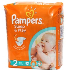 Подгузники Pampers Sleep & Play Mini 2 3-6 кг (18 шт)