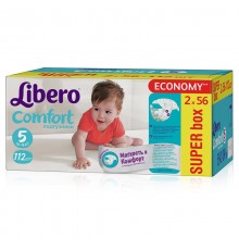 Подгузники детские Libero Comfort 5 10-16 кг 112 шт