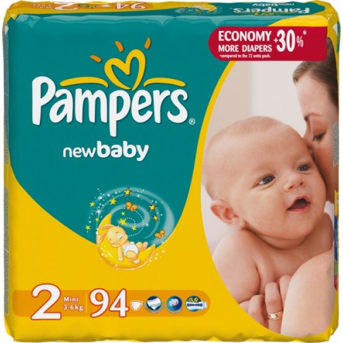 Подгузники Pampers New Baby Mini (3-6 кг) Джамбо