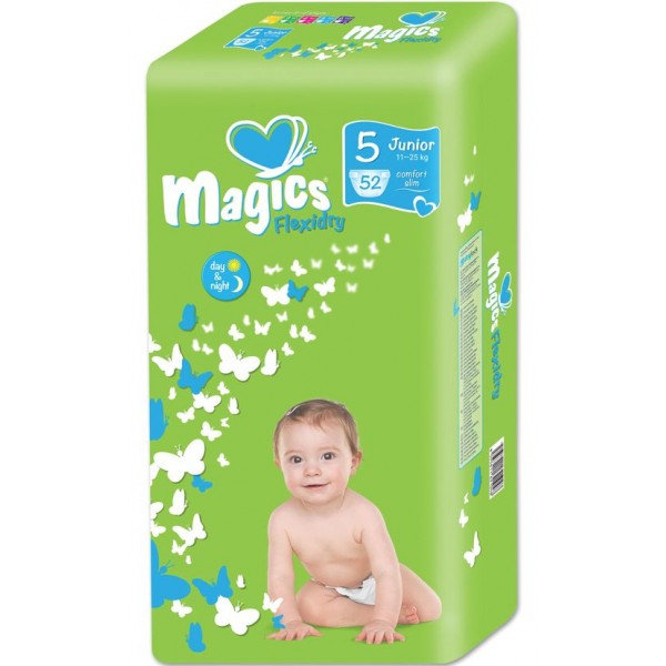 Подгузники Magics Flexidry Junior 5 (11-25 кг) 52 шт