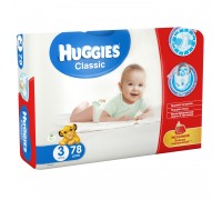 Подгузники Huggies Classic Mega 3 4-9кг (78 шт)