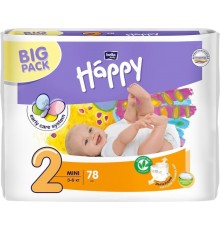 Подгузники Bella Baby Happy Размер 2 Mini 3-6 кг (78 шт)
