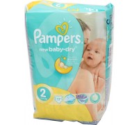 Подгузники Pampers New Baby-Dry Mini №2 3-6 кг (17 шт)