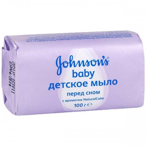 Мыло туалетное Johnson's Baby Детское Перед сном с экстрактом лаванды (100 гр)