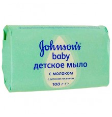 Мыло туалетное Johnson's Baby Детское с молочком и глицерином (100 гр)