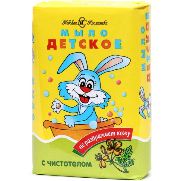 Мыло Детское Зайчик с экстрактом чистотела (90 гр) Мыло Детское Зайчик с экстрактом чистотела (90 гр)