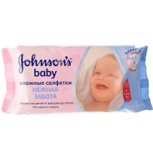 Влажные салфетки детские Johnson's Baby Нежная забота (64 шт)