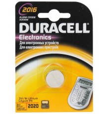 Батарейка Duracell 2016 литиевая (1 шт)