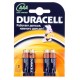 Батарейка Duracell ААА LR03-MN2400 (4 шт)