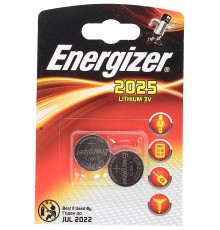 Батарейки Energizer Lithium CR 2025 B2