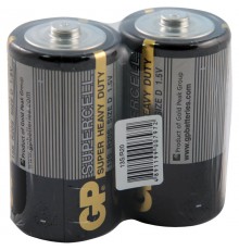 Батарейка GP Supercell D/R20 Солевые (2 шт)