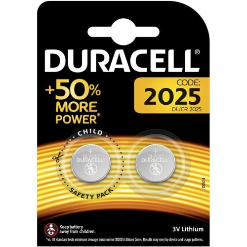 Батарейка Duracell 2025 (2 шт)