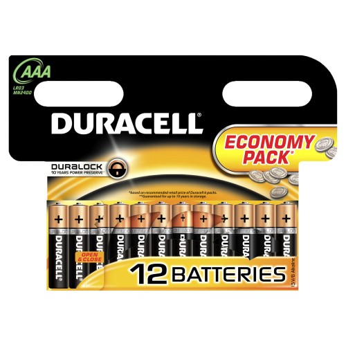 Батарейка Duracell Basic AAA 1.5V LR03 (12 шт)