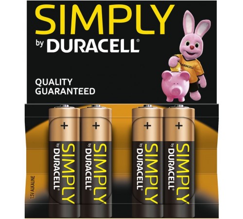 Батарейка Duracell AA LR6-MN1500 (4 шт)