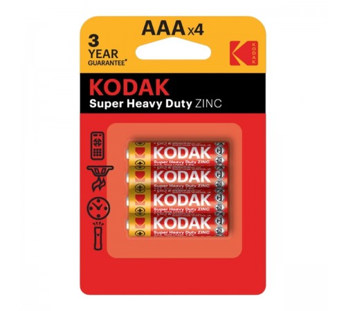 Батарейка Kodak Super Heavy Duty AAA-R03 (4 шт)