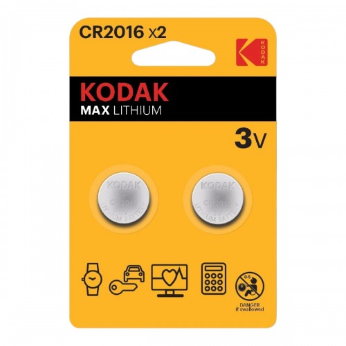 Батарейка Kodak Max Lithium CR2016 (2 шт)