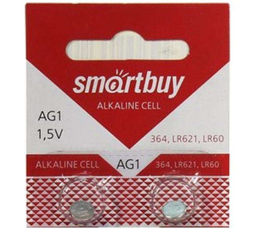 Батарейка SmartBuy AG1-10B (2 шт)