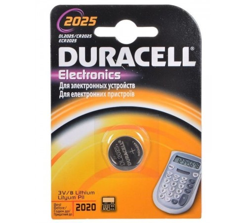 Батарейка Duracell 2025 (1 шт)