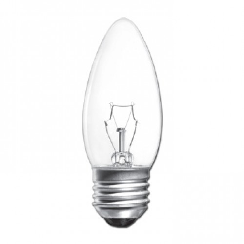 Лампа накаливания Свеча 60W E27 Прозрачная (4700020002195)