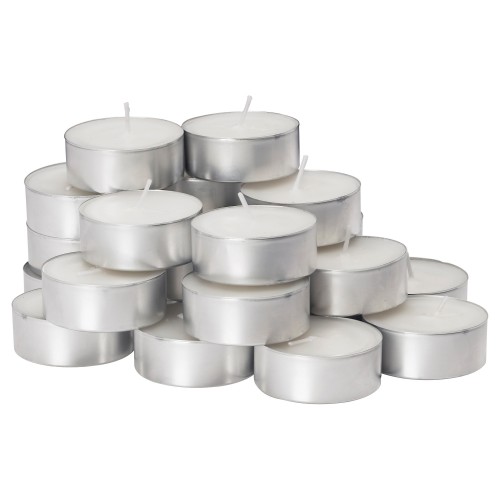 Свечи чайные в металлической гильзе Paterra Белые (100 шт)