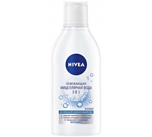 Мицеллярная вода Nivea Освежающая 3в1 для нормальной кожи (400 мл)