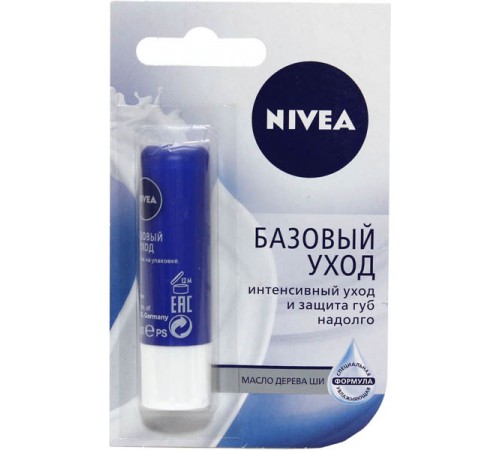 Бальзам для губ Nivea Lip Care Базовый уход (4.8 гр)