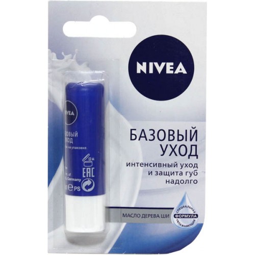 Бальзам для губ Nivea Lip Care Базовый уход (4.8 гр)