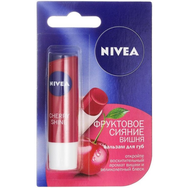 Бальзам для губ Nivea Lip Care Фруктовое сияние Вишня (4.8 гр) Бальзам для губ Nivea Lip Care Фруктовое сияние Вишня (4.8 гр)