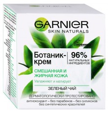 Ботаник-крем Garnier Зеленый чай Матирующий Увлажняющий для смешанной и жирной кожи (50 мл)