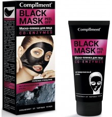 Маска-пленка для лица Compliment Black Mask Co-Enzymes (80 мл)