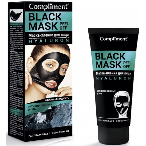 Маска-пленка для лица Compliment Black Mask Hyaluron (80 мл)