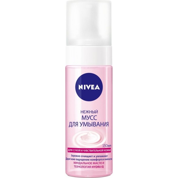 Мусс для умывания Nivea Hydra IQ Нежный Для сухой и чувствительной кожи (150 мл) Мусс для умывания Nivea Hydra IQ Нежный Для сухой и чувствительной кожи (150 мл)