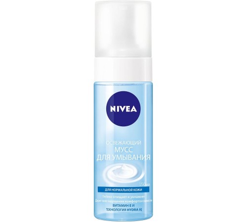 Мусс для умывания Nivea Hydra IQ Освежающий Для нормальной кожи (150 мл)