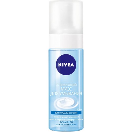 Мусс для умывания Nivea Hydra IQ Освежающий Для нормальной кожи (150 мл)