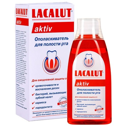 Ополаскиватель для полости рта Lacalut Aktiv (300 мл)