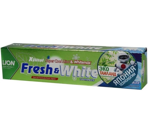 Зубная паста Fresh&White Fresh Cool Mint Прохладная мята (75 гр)