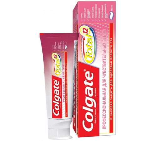 Зубная паста Colgate Total 12 Профессиональная чистка для чувствительных зубов (75 мл)