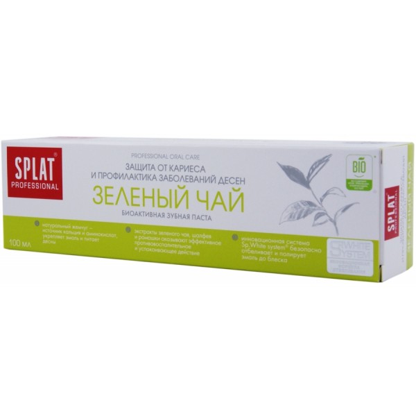 Зубная паста Splat Professional Зеленый чай (100 мл) Зубная паста Splat Professional Зеленый чай (100 мл)