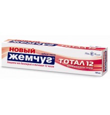 Зубная паста Новый Жемчуг Тотал 12 Восстановление эмали (100 мл)